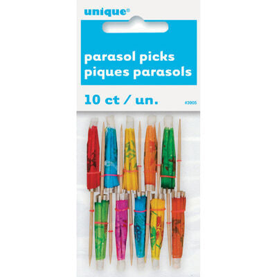 UNIQUE PARASOL PICKS [10 COUNT]