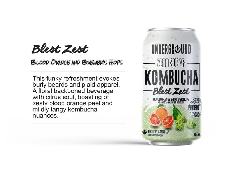 UG BLEST ZEST KOMBUCHA [355 ml]