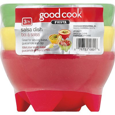 GOOD COOK SALSA DISH, 3pk