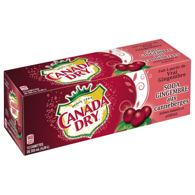 CANADA CRANBERRY GINGER ALE [12 PACK]