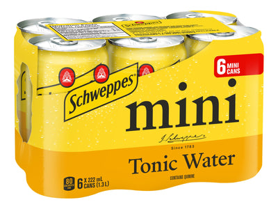 SCHWEPPES TONIC MINI CANS [6 pcs]