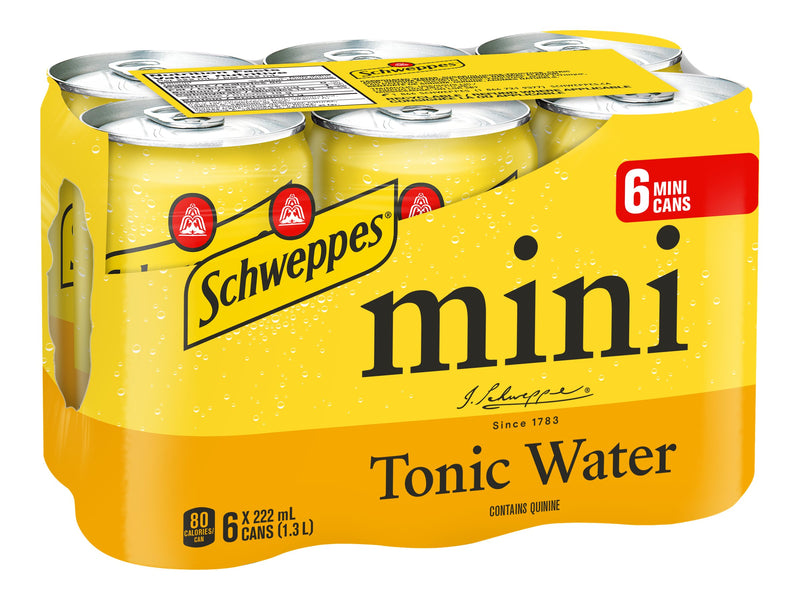 SCHWEPPES TONIC MINI CANS [6 pcs]