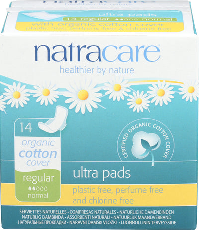 NATRA PAD REG W/ WINGS [14 PK]