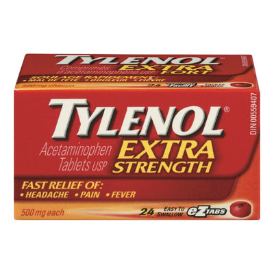 TYLENOL EXTRA STRENGTH TABLETS [24 s]