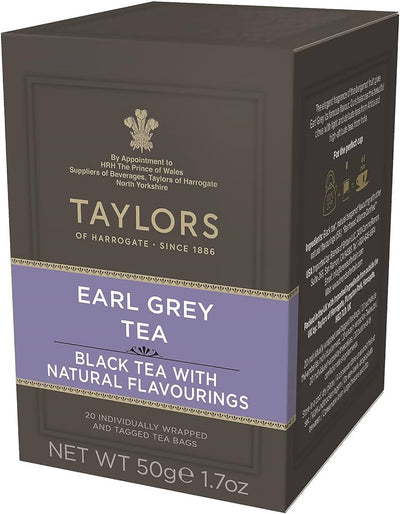 TAYLORS EARL GREY TEA BAGS [20 PACK]