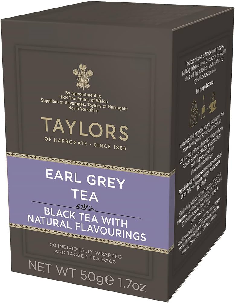 TAYLORS EARL GREY TEA BAGS [20 PACK]