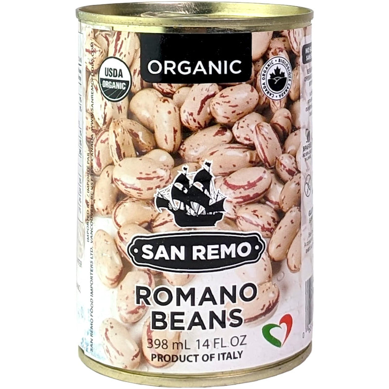 SAN REMO ORG ROMANO BEANS [398 ml]