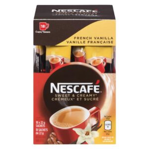 NESCAFE SWEET & CREAMY VANILLA [18 pkg]