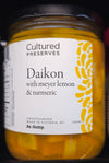 CULTURED PRESERVES DAIKON with Meyer Lemon & Turmeric, 500 ml