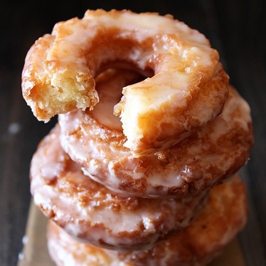 GLAZED OLD FASHION DONUT