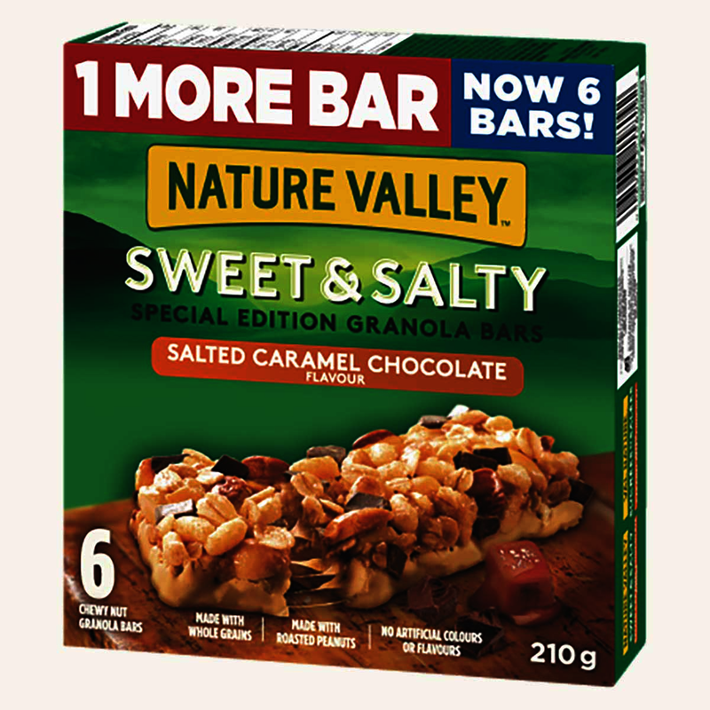 Nature Valley Sweet & Salty Salted Caramel Granola Bars, 210 g
