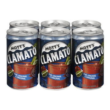 MOTTS CLAMATO JUICE [6 pkg]