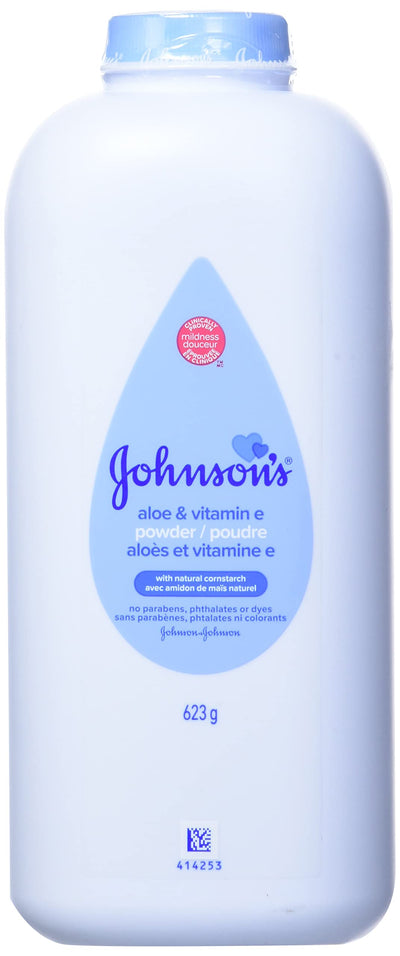 J&J BABY POWDER ALOE VITAMIN E [623 g]