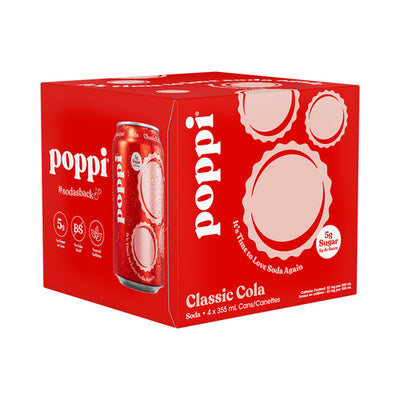 POPPI SODA CLASSIC COLA [4 pkg]