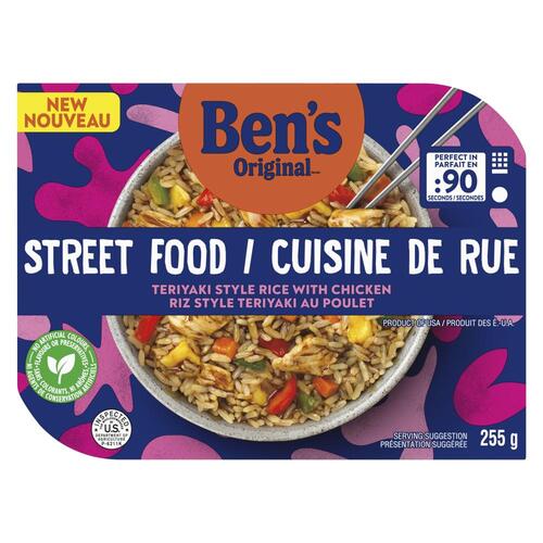 BENS ORIGINAL STREET FOOD TERIYAKI CHICKEN [255 G]