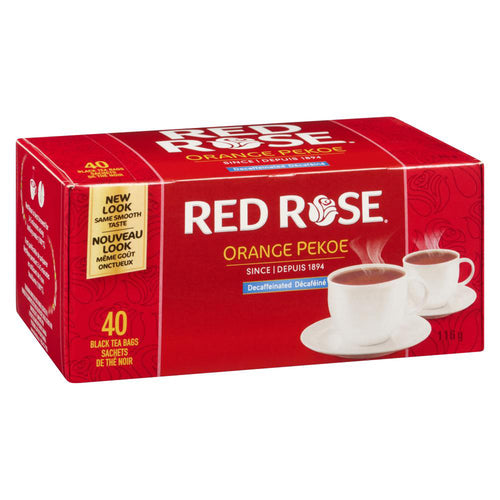 RED ROSE ORANGE PEKOE DECAF TE [40 BAGS]