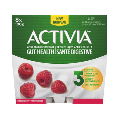 ACTIVIA  RASPBERRY MULTIPK [8 x 100g]