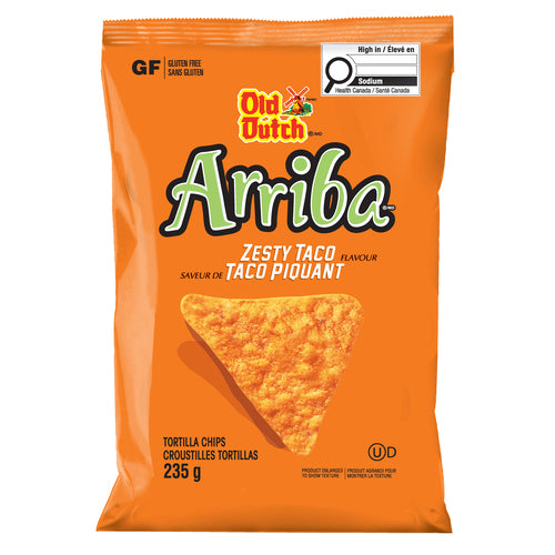 ARRIBA ZESTY TACO CHIPS [235 G]