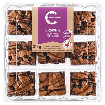 COMPLIMENTS BROWNIE SQUARES [345 G]