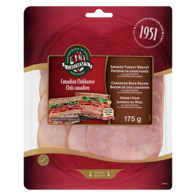 GRIMMS CANADIAN CLUBHOUSE MEAT [175 G]