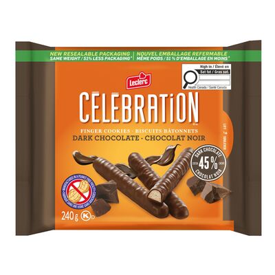 CELEBRATION MILK CHOC FINGERS [240 G]
