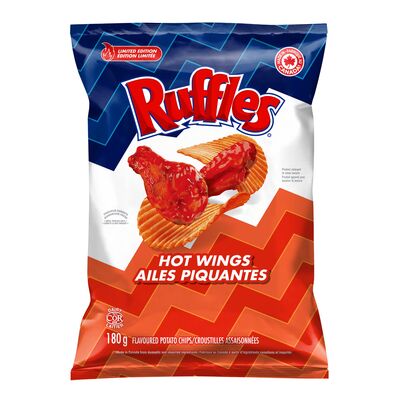 RUFFLES HOT WINGS CHIPS [180 G]