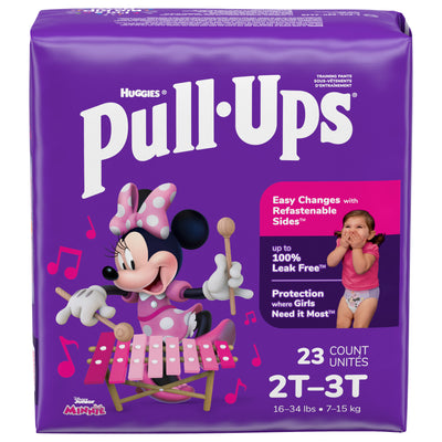 HUGGIES PULL UPS GIRLS 2-3T [23 s]