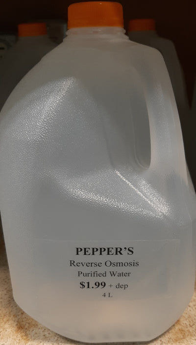 PEPPERS WATER 4L JUG [4 L+DEP]