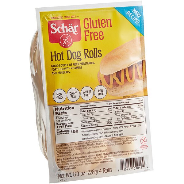 SCHAR GF HOT DOG BUNS [228 g]