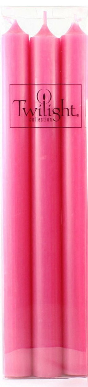 TWILIGHT 10 CANDLES Fuchsia, 6 PK