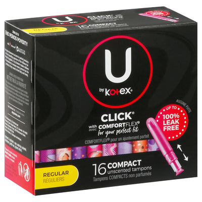 U BY KOTEX TAMPONS REGULAR [16 PK]