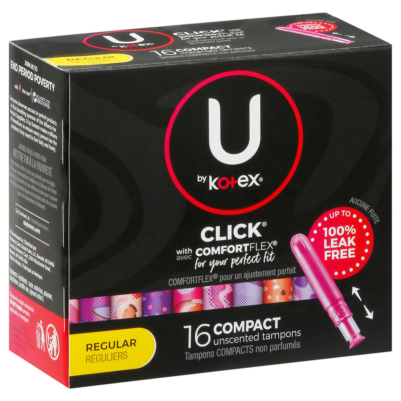 U BY KOTEX TAMPONS REGULAR [16 PK]