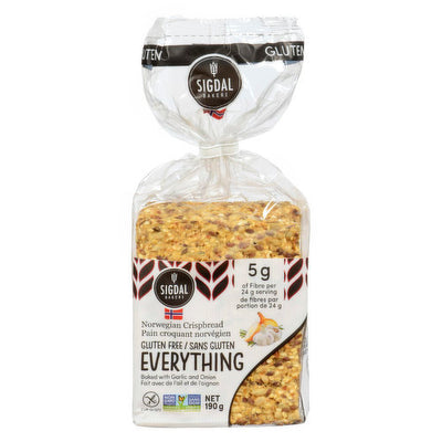 SIGDAL GF CRISPBREAD EVERYTHIN [190 G]