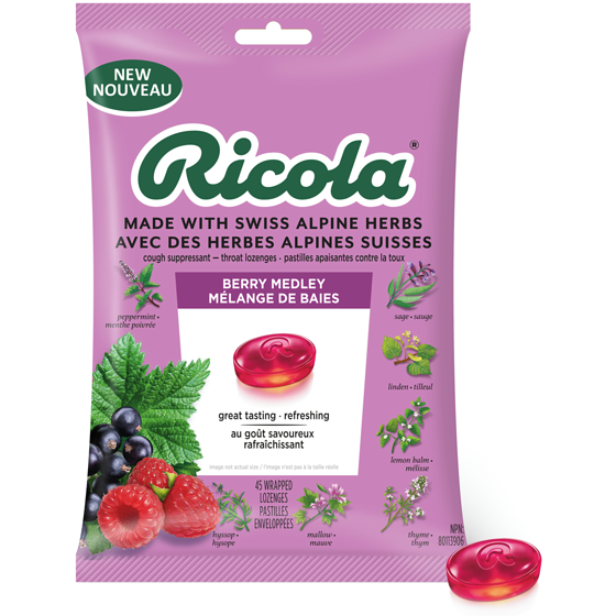 RICOLA BERRY MEDLEY DROPS [45 pcs]