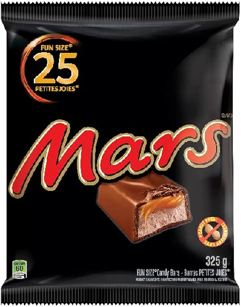 MARS FUN SIZE BARS PEANUT FREE [25 PACK]