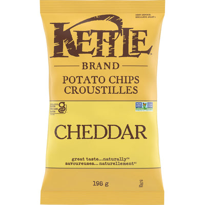 KETTLE CHIPS CHEDDAR [198 G]