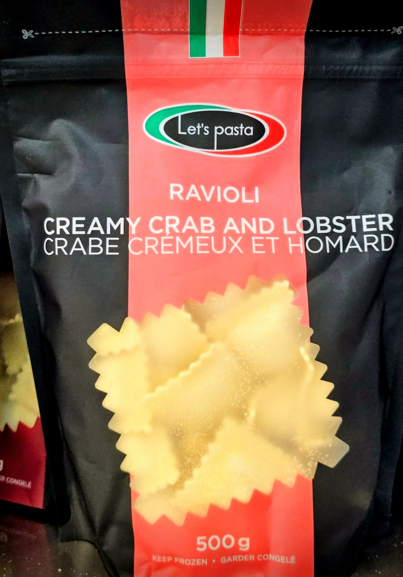 LET PASTA RAVIOLI CRAB LOBSTER [500 G]