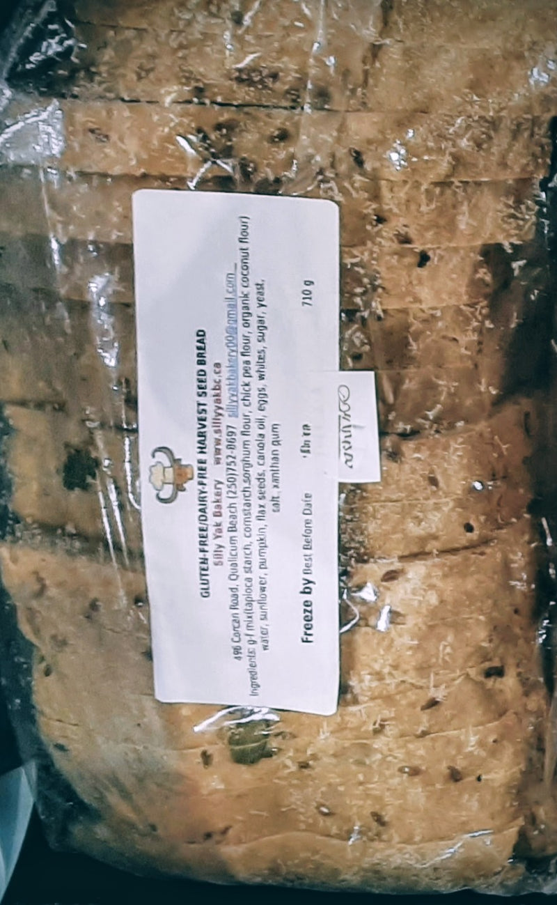 Silly Yak GF Harvest Seed Bread, 1 each