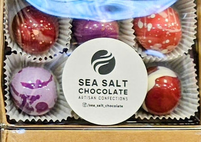 SEA SALT CHOCOLATE Milk Chocolate Bonbon, 6pk