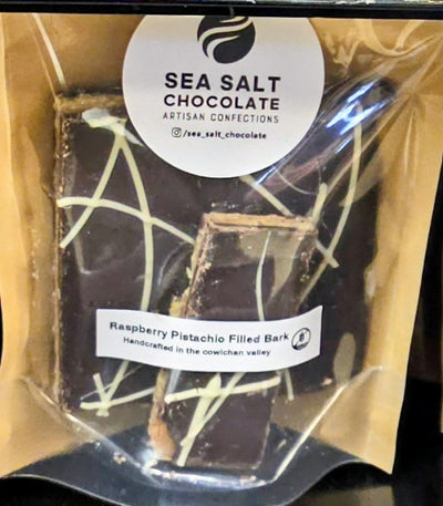 SEA SALT CHOCOLATE Raspberry Pistachio Bark, 1 ea