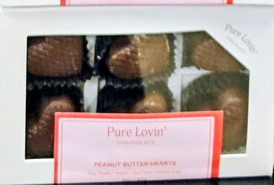 PURE LOVIN Peanut Butter Hearts, 6pk