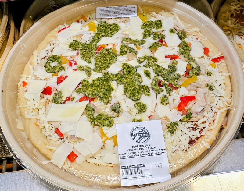 PEPPERS OWN CHICKEN PESTO PIZZA