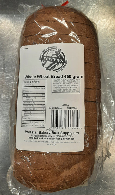 PEPPERS WHOLE WHEAT BREAD [450 G]