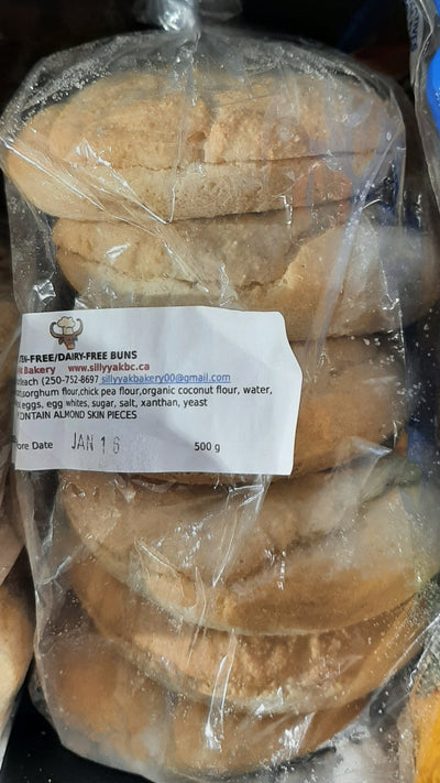 Silly Yak GF Hamburger Buns, 6pk