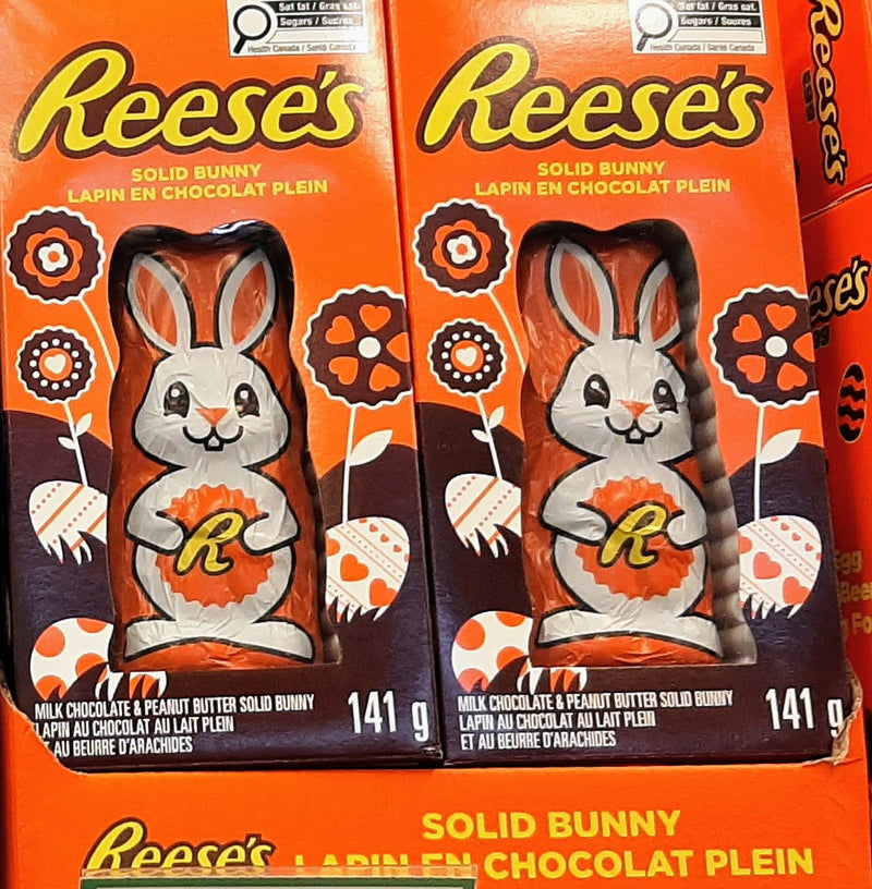 REESES CHOCOLATE & PB SOLID BUNNY, 141g