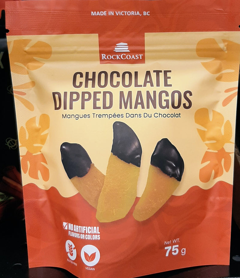 ROCKCOAST DIPPED CHOC MANGOS [75 G]