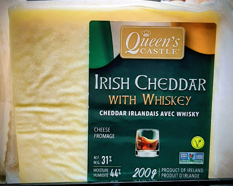 QUEEN'S CASTLE IRISH CHEDDAR Aged White, 200 G
