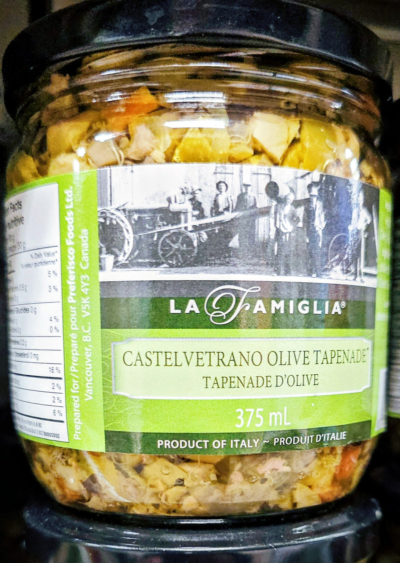 LA FAMIGLIA OLIVE TAPENADE [375 ML]
