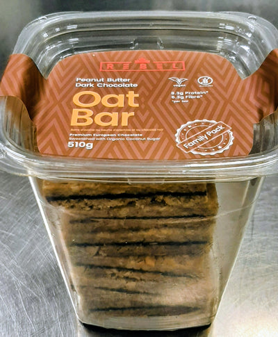 REBEL PB DRK CHOCOLATE OAT BAR [510 g]