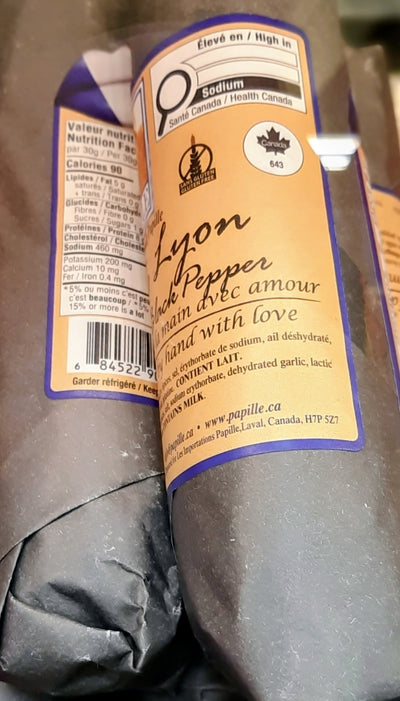 APERO BLACK PEPPER SALAMI, 300G